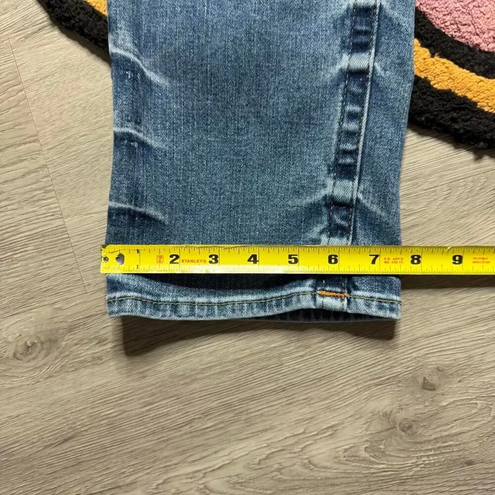 True Religion Skinny No Flap Stonewashed Denim Jeans Size 36 Blue